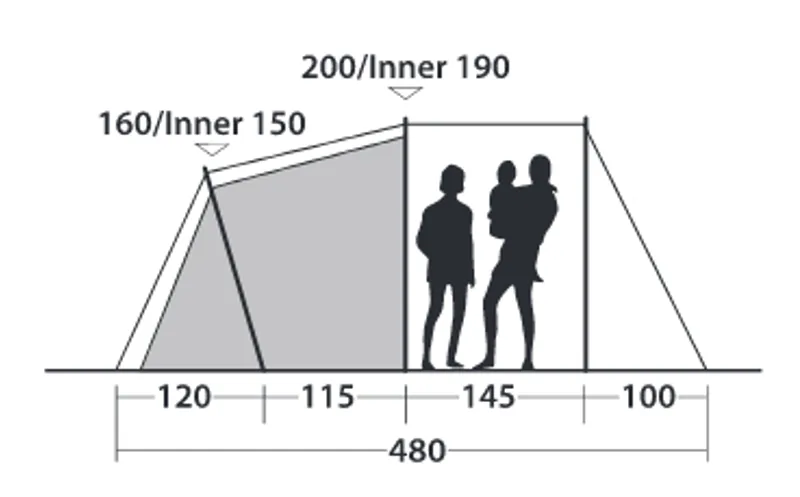 Outwell Springwood 4SG Tent - 2023 Model-3